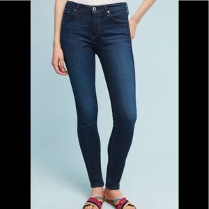 AG Abbey Mid-rise super skinny jeans petite